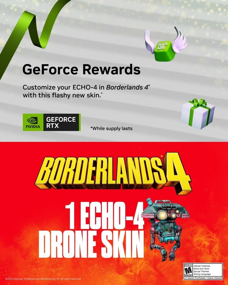 Borderlands 4 x NVIDIA ECHO-4 Drone Skin Promotional Reward INSTANT Global - Image 1 of 1
