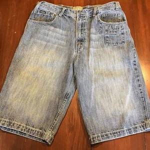Pantalones Cortos Sueltos Denim 212NYC Talla 36 Y2K HipHop - Imagen 1 de 18