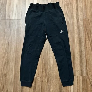 Adidas Jogginghose Sweathose Damen schwarz XS fester Gummibund Climalite Gym - Bild 1 von 12