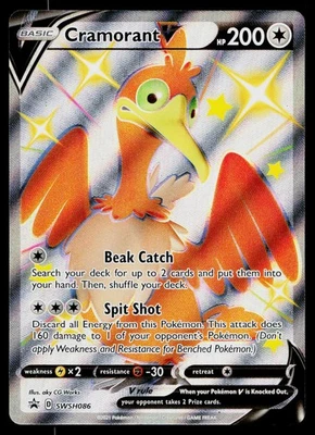 Cramorant V SWSH086 SWSH: Sword & Shield Promo Cards Promo - Image 1 of 2