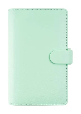 Filofax A6 PER Compact SAFFIANO Planer Mint Grün Terminplaner 15mm Ringung Timer - Bild 1 von 4