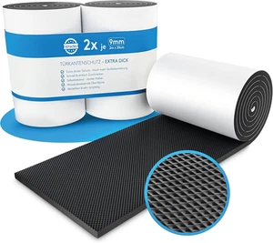 STRACKS® 2X Garagen Wandschutz Je 2M X 20Cm – 9Mm Extra Dicker Türschutz – Für I - Bild 1 von 12