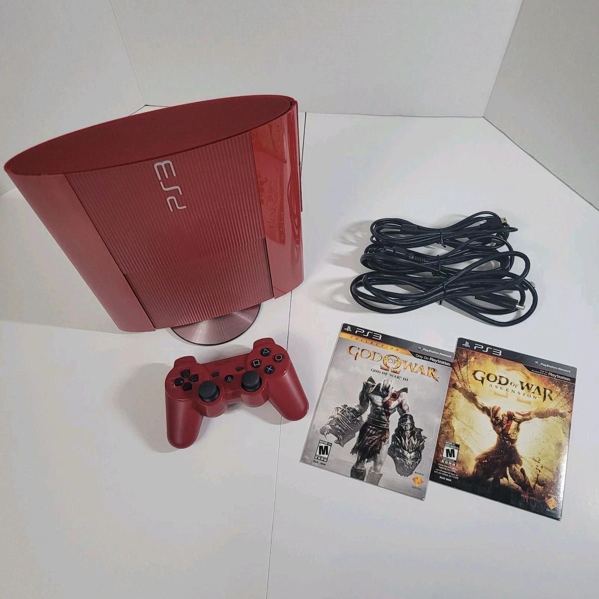 PlayStation 3 - Super Slim Red Video Game Home Consoles for sale