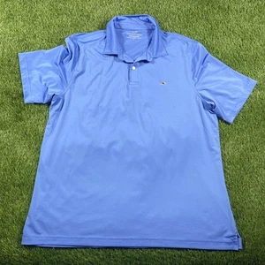 Vineyard Vines Performance Poloshirt Herren Large blau Golf Performance Stretch - Bild 1 von 12