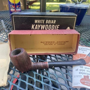 Kaywoodie Super Grain Pipe Imported In Box With Pamphlet - Picture 1 of 11