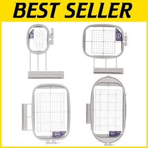 4 Assorted Embroidery Hoops for Brother/Baby Lock Machines - Versatile Sizes - Picture 1 of 3