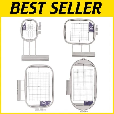 4 Assorted Embroidery Hoops for Brother/Baby Lock Machines - Versatile Sizes - Image 1 of 3