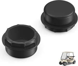 Panglong Club Car Vorderradnabe Staubkappe Abdeckung 2 Stück, Golfcart schwarz - Bild 1 von 7