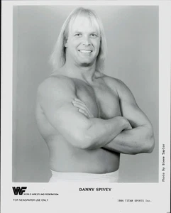 1986 Pressefoto Werbebild des professionellen Wrestlers Danny Spivey - Bild 1 von 2