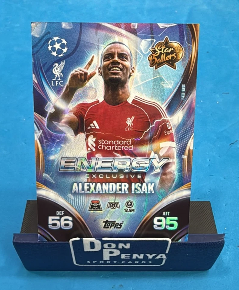 💥 TOPPS MATCH ATTAX 2025-26 ALEXANDER ISAK #SBEN ENERGY EXCLUSIVE STAR BALLER - Imagen 1 de 1