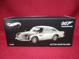 1:43 Scale James Bond Goldfinger Hot Wheels Elite Aston Martin DB5 Sean Connery - Picture 1 of 3