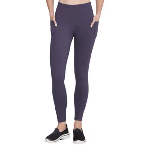 Skechers Womens Small GoStretch Luxe Tights Leggins - Purple - Picture 1 of 3