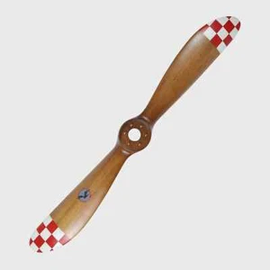 WWI Wood Propeller Consolidated Aircraft Red Checkered Flag 39" Aviation Decor - Picture 1 of 1