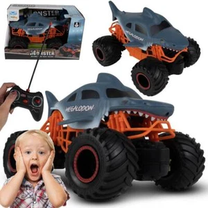 MalPlay RC Monster Truck ferngesteuertes Offroad-Fahrzeug "Hai" Geländ - Bild 1 von 12