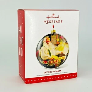 Hallmark Keepsake Letters To Santa Glass Ornament Season's Greetings 2015 NEW - Picture 1 of 5