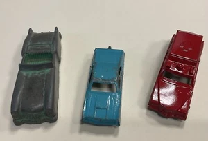 Midge Toy Vintage Die Cast, Cadillac Ambulance, 50”s Caddy, 60”s Fastback, 3 Set - Picture 1 of 24