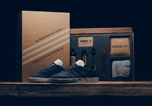 Sneakers Adidas Gazelle 'Crafted' UK 9.5 ER nuove con scatola ricercate pezzo da collezione.