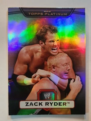 2010 Topps WWE Platinum RAINBOW REFRACTOR #60 ZACK RYDER - Image 1 of 2