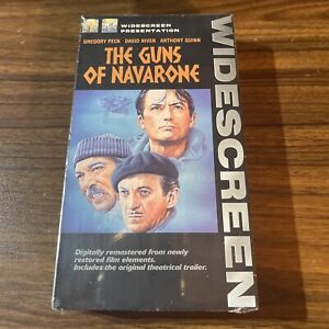 The Guns of Navarone (VHS 1961) David Niven, Gregory Peck - Sealed