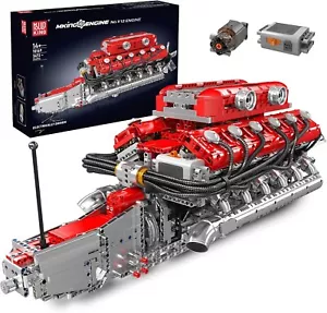 Mould King 10169 V12 Engine Building Block Sets, 3472 PCS V12 Engine Building Ki - Picture 1 of 14