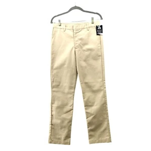 NWT Becky Thatcher Chino Pants Youth Girls Size 16 Khaki Twill Beige Uniform - Picture 1 of 9