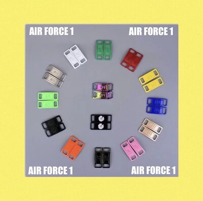 Nike AF1 Replacement Lace Tags Lace Locks Shoe badge Air Force Ones Dubraes  ⚡️ - Image 1 of 4