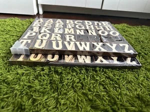 2" Natural Wooden Alphabet Wood Letters Wall Decors Kids Craft DIY 280 letters - Picture 1 of 2