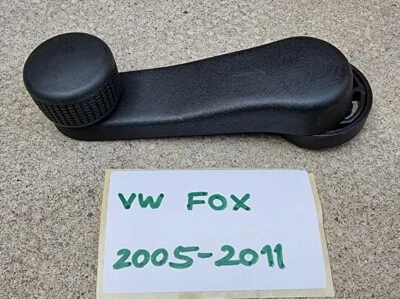 VW FOX DOOR INNER MANUAL WINDOW GLASS WINDER CRANK HANDLE 6Q0837581A 2005 - 2011 - Image 1 of 4
