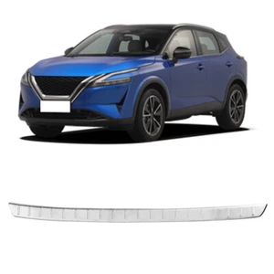 Stainless Steel Rear Bumper Protector Guard For Nissan Qashqai J12 2023 2024 - Picture 1 of 5