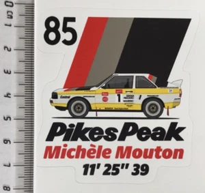 Naklejka / naklejka, Audi Quattro, Michele Mouton, Pikes Peak 1985 - Zdjęcie 1 z 1