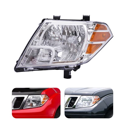 Front Halogen Headlight For Nissan Frontier 2009-2018 Headlamp Driver Left Side - Image 1 of 4