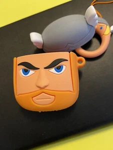 3D Silicone Case Cover for AirPods, Anime, Cartoon, Thor - Picture 1 of 3