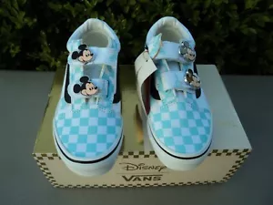 Nuove scarpe Vans Disney Topolino 50° anniversario Old Skool V giovani taglia 1 nuove con scatola - Foto 1 di 8