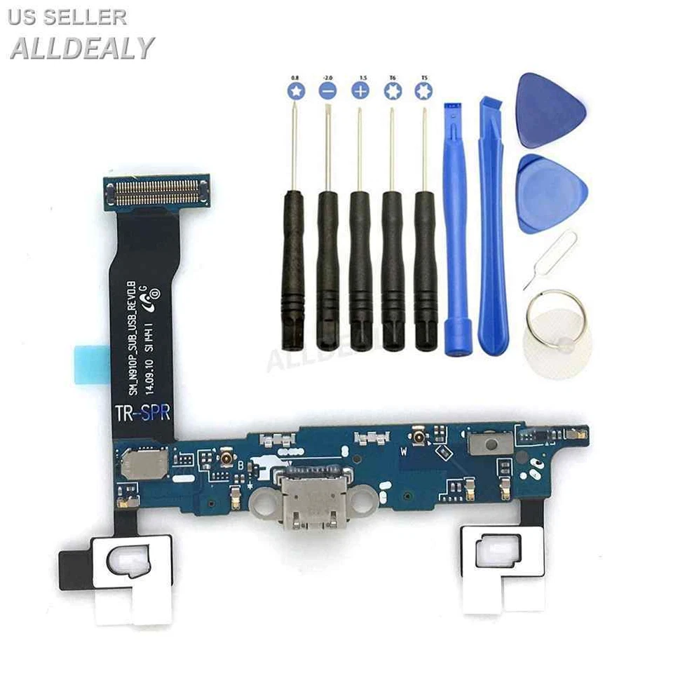 USB Charger Dock Charging Flex Port For Samsung Galaxy Note 4 N910P SPRINT +Tool - Image 1 of 1