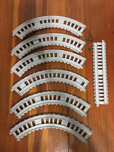 Lote Thomas & Friends Trackmaster Pistas Ferrocarril Plata Plástico Curvo Recto - Imagen 1 de 3