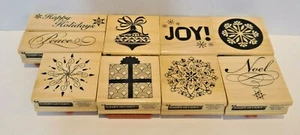 Craft Smart Holz montiert Gummi Set 9 Urlaub Stempel - Bild 1 von 4