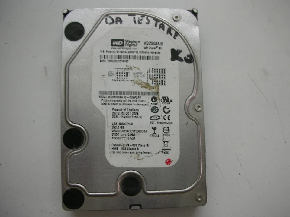 WD Caviar Se 250gb WD2500AAJB-00WGA0 2061-701494-100 AHD9 Ide - Image 1 of 1