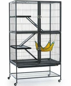 Prevue Hendryx 485 Feisty Ferret Cage, Large - Black