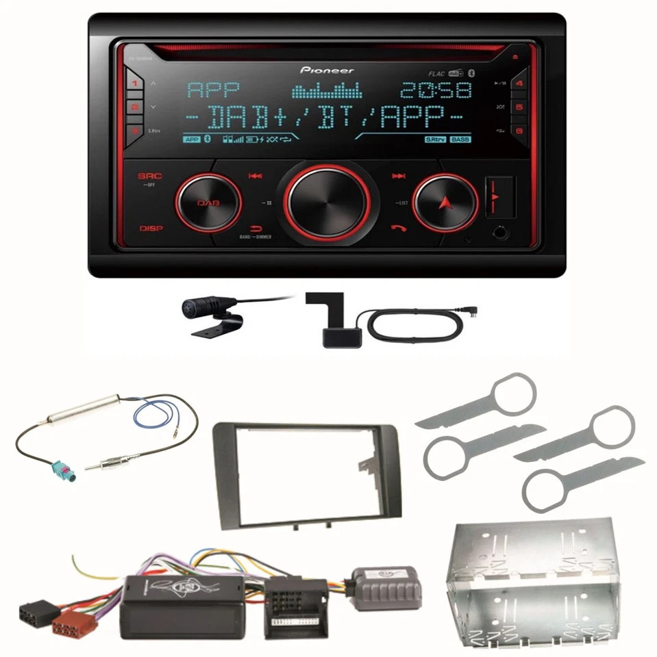 Pioneer FH-S820DAB Digitalradio USB MP3 Bluetooth Einbauset für Audi A3 8P 8PA - Bild 1 von 1