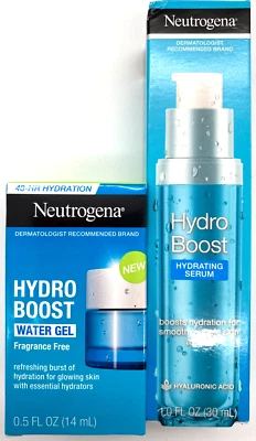 Neutrogena Hydro Boost Water Gel Fragrance-Free & Hydro Boost Hydrating Serum - Image 1 of 3