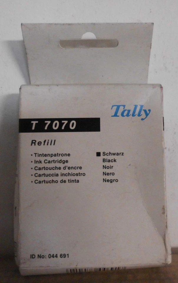 Original Tally T7070 Tinte black für T7070 T7070C ID No. 044691 OVP B - Image 1 of 1