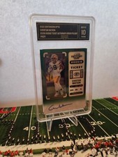 2022 Contenders Optic Christian Watson Rookie Ticket Green Pulsar Autogtaph...