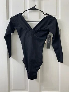 Schwarzes 7/8 Arm Trikot So Danca Größe Erwachsene Petite - Bild 1 von 2