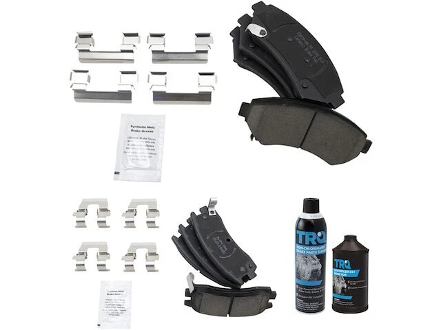 Juego de pastillas de freno de cerámica TRQ para Pontiac Montana 2005 49DXMY Foto 1 de 1