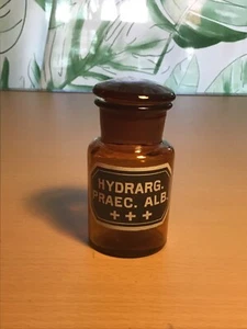 Apothekerflasche Gefäß braun Medizin Flasche klein - Bild 1 von 3