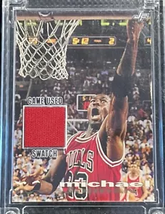2024 Michael Jordan Bulls Jersey Fusion Game Used Swatch Sealed Holder - Bild 1 von 3