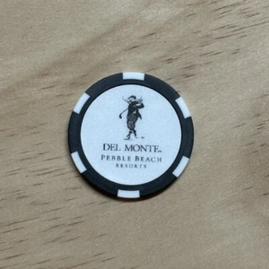 Del Monte Golf Course Pebble Beach - Poker Chip Golf Ball Marker - Picture 1 of 1