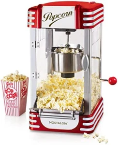 Popcorn Maker 2.5 Oz Kettle Retro Classic Popcorn Machine with Spoons and Scoop - Bild 1 von 6