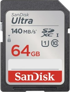 619659200176 SanDisk Ultra 64GB SDXC UHS-I Klasa 10 SanDisk - Zdjęcie 1 z 2