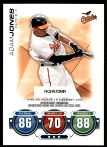 2010 Topps Update #NNO Adam Jones Topps Attax - Picture 1 of 2